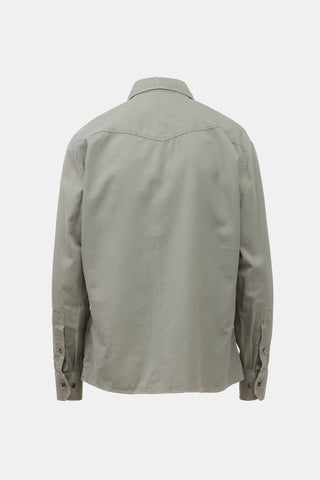 Brunello Cucinelli Easy Fit Western Shirt