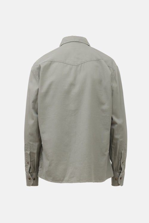 Brunello Cucinelli Easy Fit Western Shirt