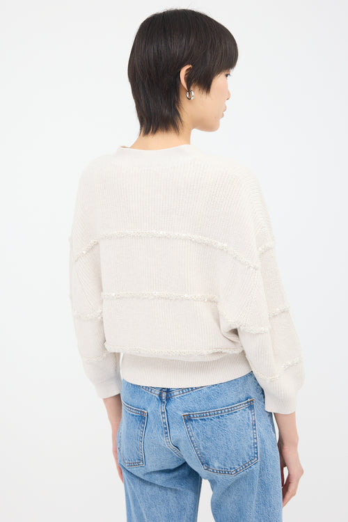 Brunello Cucinelli Embellished Cropped Cardigan