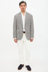 Brunello Cucinelli Flannel Patterned Blazer