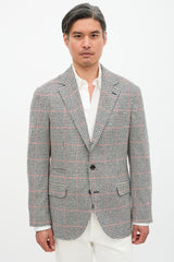 Brunello Cucinelli Flannel Patterned Blazer
