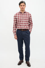 Brunello Cucinelli Flannel Plaid Shirt