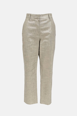 Brunello Cucinelli Cotton Coated Pant