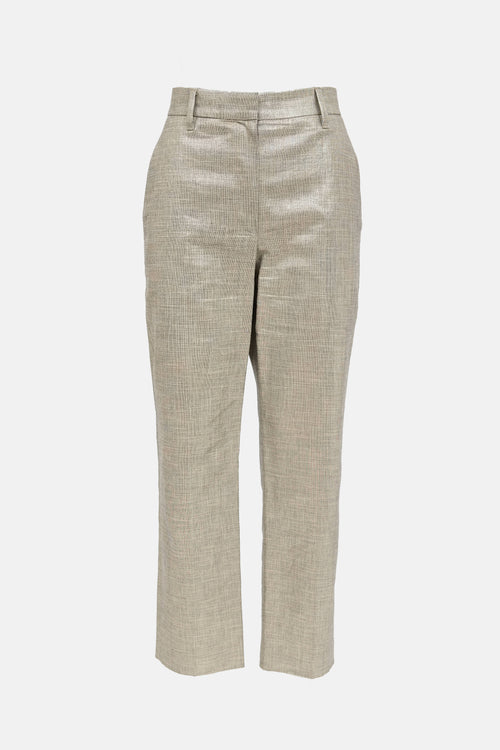 Brunello Cucinelli Cotton Coated Pant