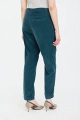 Brunello Cucinelli Velour Tapered Trouser