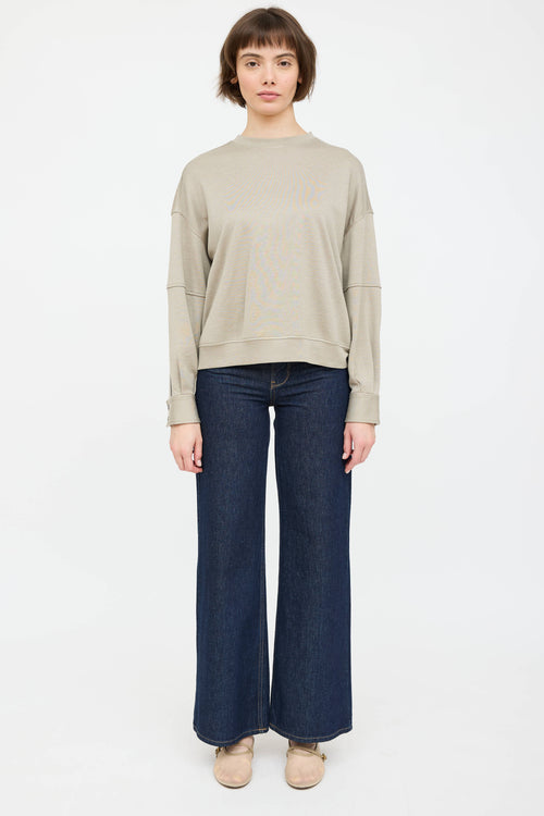 Brunello Cucinelli Monili Trim Panelled Top