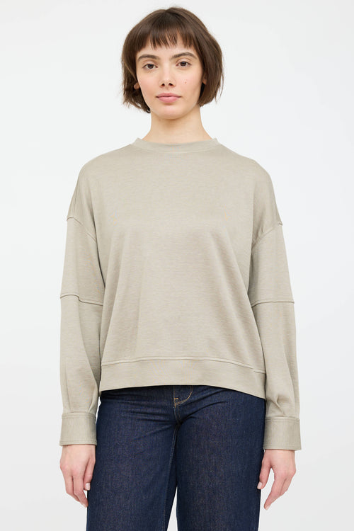 Brunello Cucinelli Monili Trim Panelled Top