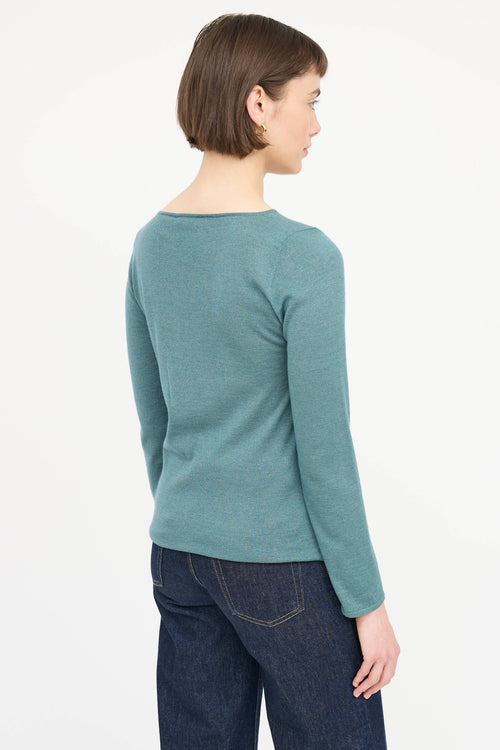 Brunello Cucinelli Cashmere Sparkly Top