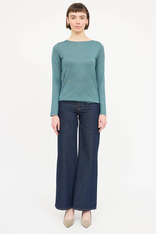 Brunello Cucinelli Cashmere Sparkly Top