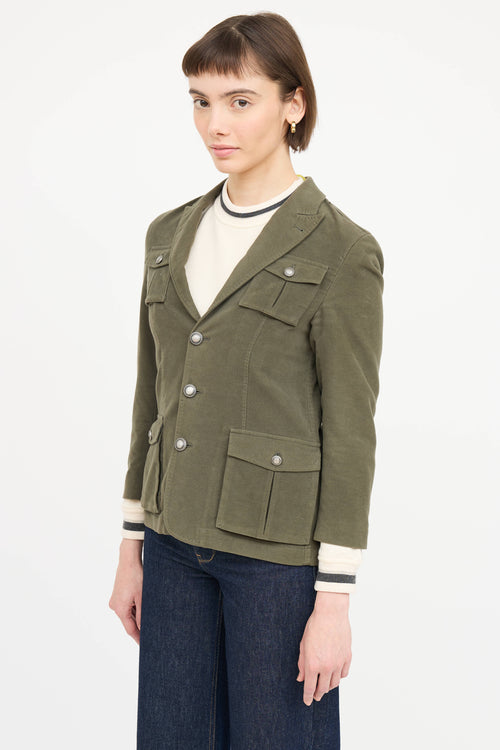 Brunello Cucinelli Cotton Cashmere Blazer