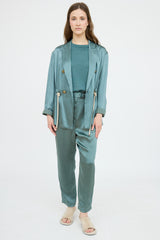 Brunello Cucinelli Satin Co-Ord Set