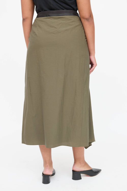 Brunello Cucinelli Belted Wrap Skirt