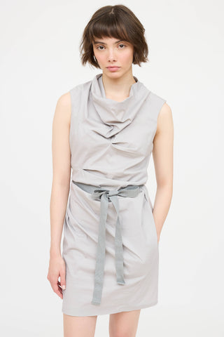Brunello Cucinelli Gather Tie Dress
