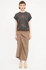 Brunello Cucinelli Mohair Embellished Top