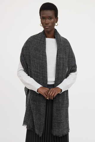 Brunello Cucinelli Cashmere Fringe Scarf