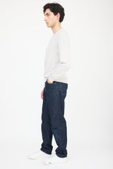 Brunello Cucinelli Grey Cashmere Knit Sweater