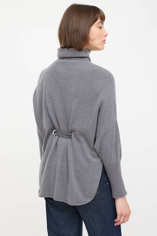 Cashmere Knit Tie Cardigan