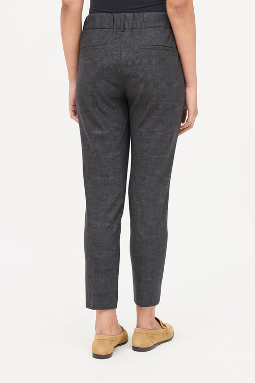 Brunello Cucinelli Wool Check Pant