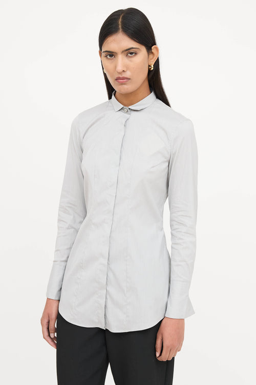 Brunello Cucinelli Cotton Monili Button Up Shirt