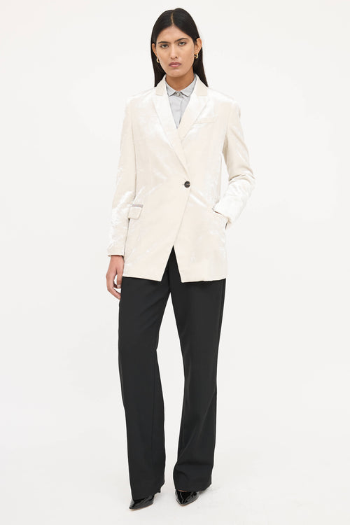 Brunello Cucinelli Velvet Monili Blazer