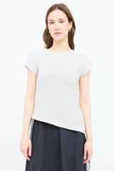 Brunello Cucinelli Assymetrical Knit Top
