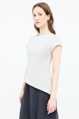 Brunello Cucinelli Assymetrical Knit Top