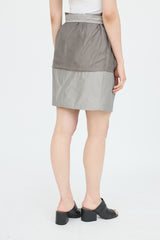 Brunello Cucinelli Two Tone Belted Skirt