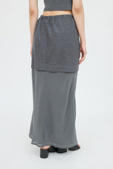 Brunello Cucinelli Layered Midi Skirt