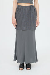 Brunello Cucinelli Layered Midi Skirt