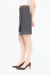 Brunello Cucinelli Wool Wrap Skirt