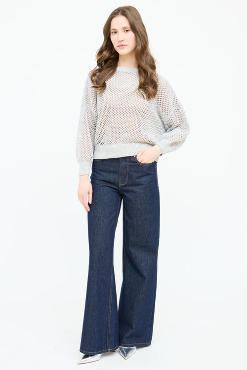 Brunello Cucinelli Knit Sparkle Sweater