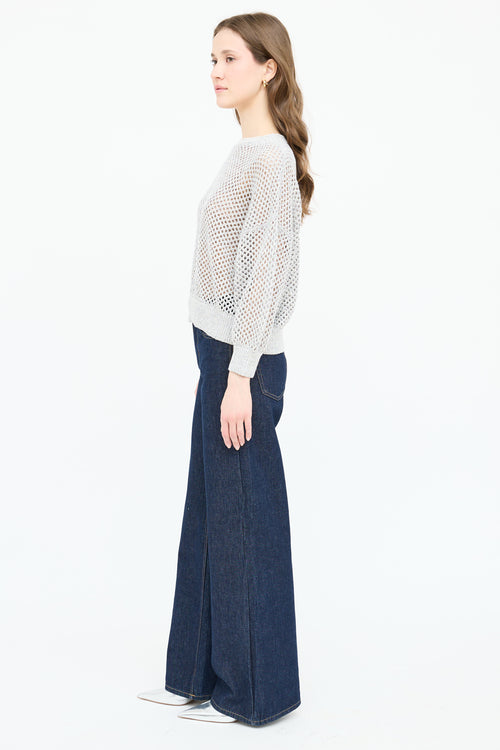 Brunello Cucinelli Knit Sparkle Sweater