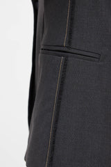 Brunello Cucinelli Single Breasted Monili Blazer