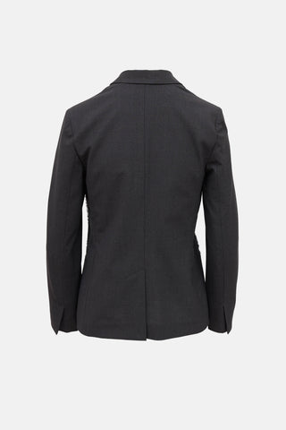 Brunello Cucinelli Single Breasted Monili Blazer