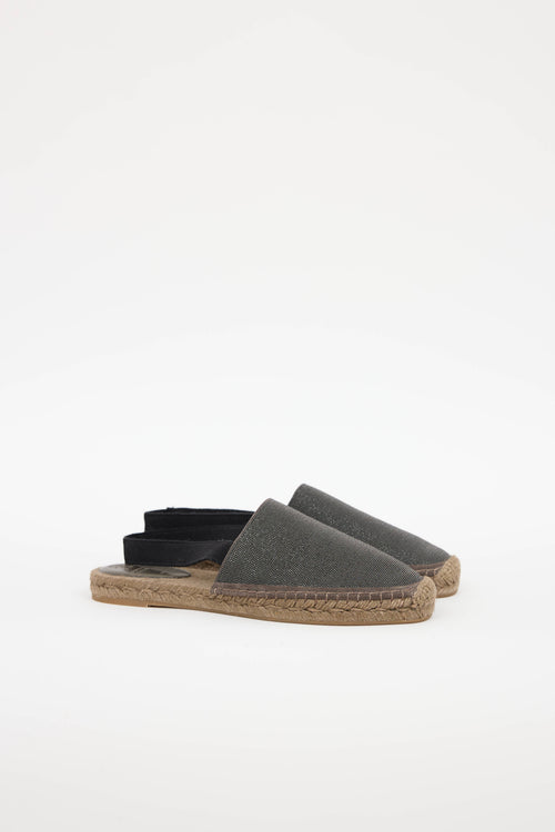 Brunello Cucinelli Monili Espadrille Flat