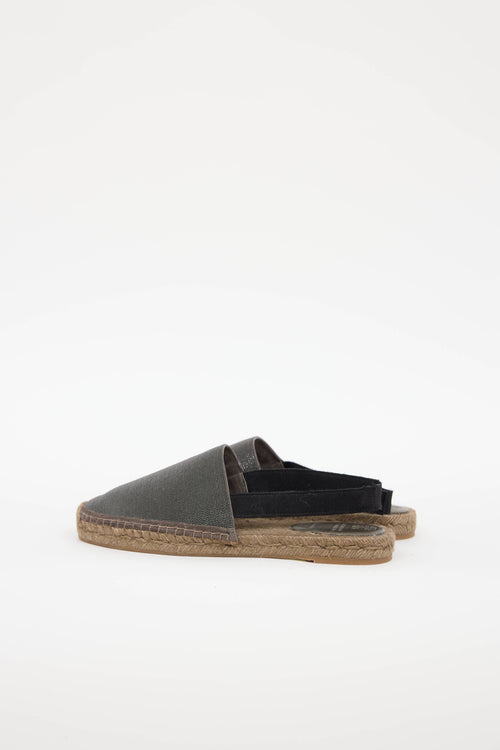 Brunello Cucinelli Monili Espadrille Flat