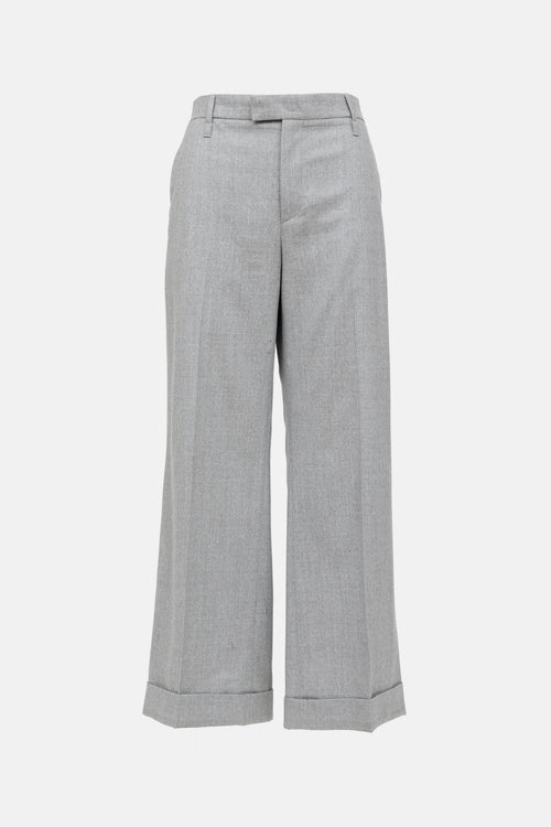 Brunello Cucinelli Wool Monili Bead Pant Suit