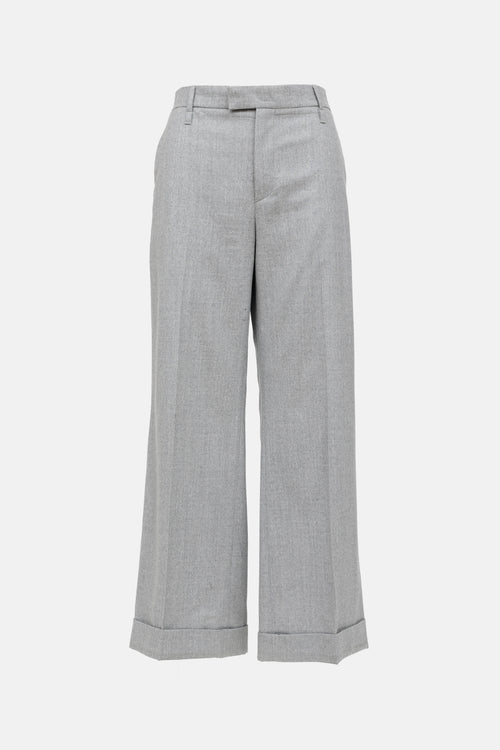 Brunello Cucinelli Wool Monili Bead Pant Suit