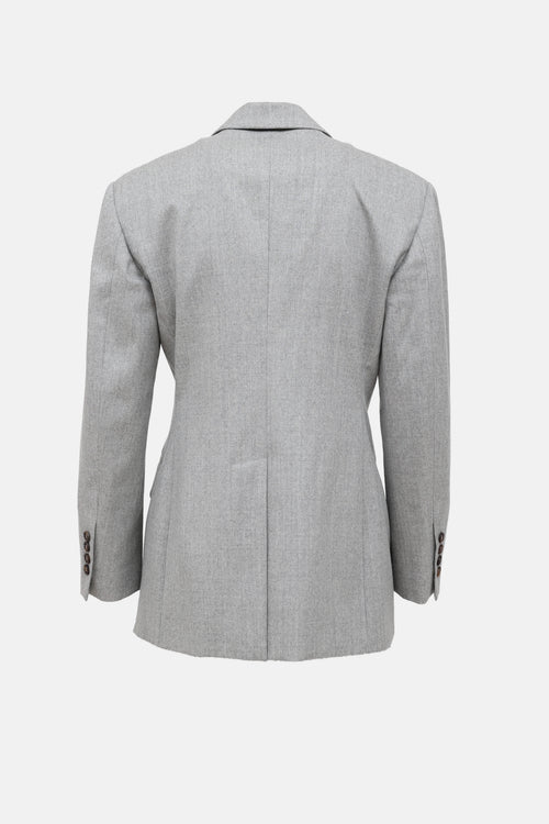 Brunello Cucinelli Wool Monili Bead Pant Suit