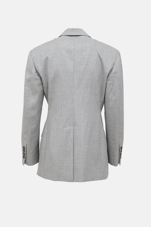 Brunello Cucinelli Wool Monili Bead Pant Suit