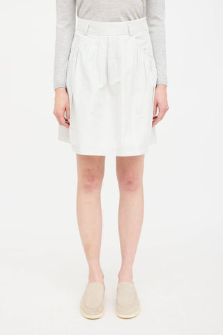 Pleated Midi Skirt
