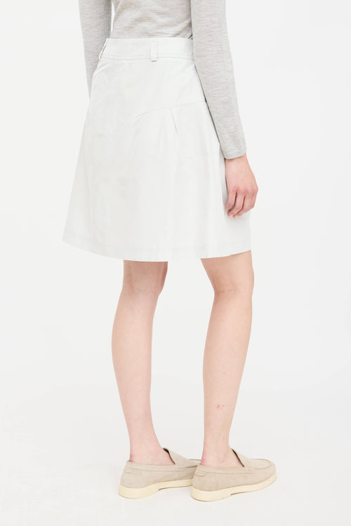 Pleated Midi Skirt