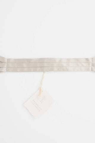 Brunello Cucinelli Silk Pleated Bow Tie