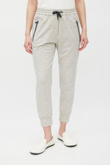 Brunello Cucinelli Grey Tapered Monili Jogger