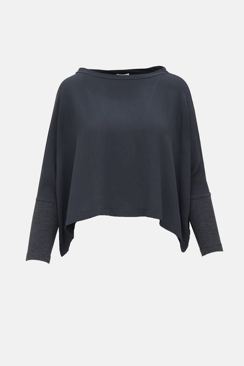 Brunello Cucinelli Silk Panelled Top