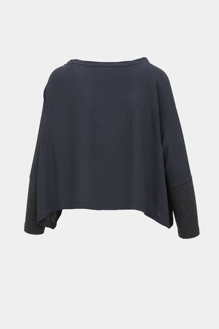 Brunello Cucinelli Silk Panelled Top