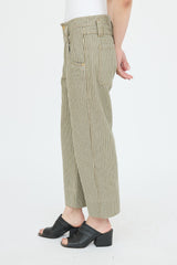 Brunello Cucinelli Striped Carpenter Jean