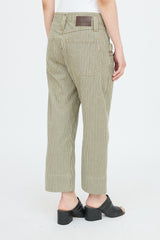 Brunello Cucinelli Striped Carpenter Jean