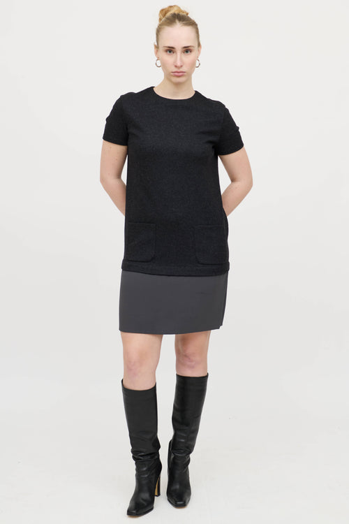 Brunello Cucinelli Wool Layered Dress