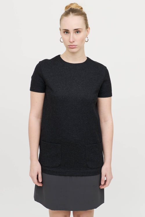 Brunello Cucinelli Wool Layered Dress